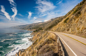 PCH overlooking ocean on a cliff