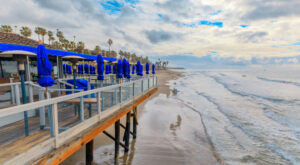 outdoor restaurant overlooking the ocean