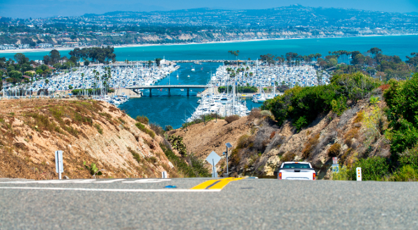 road overlooking Dana Poin