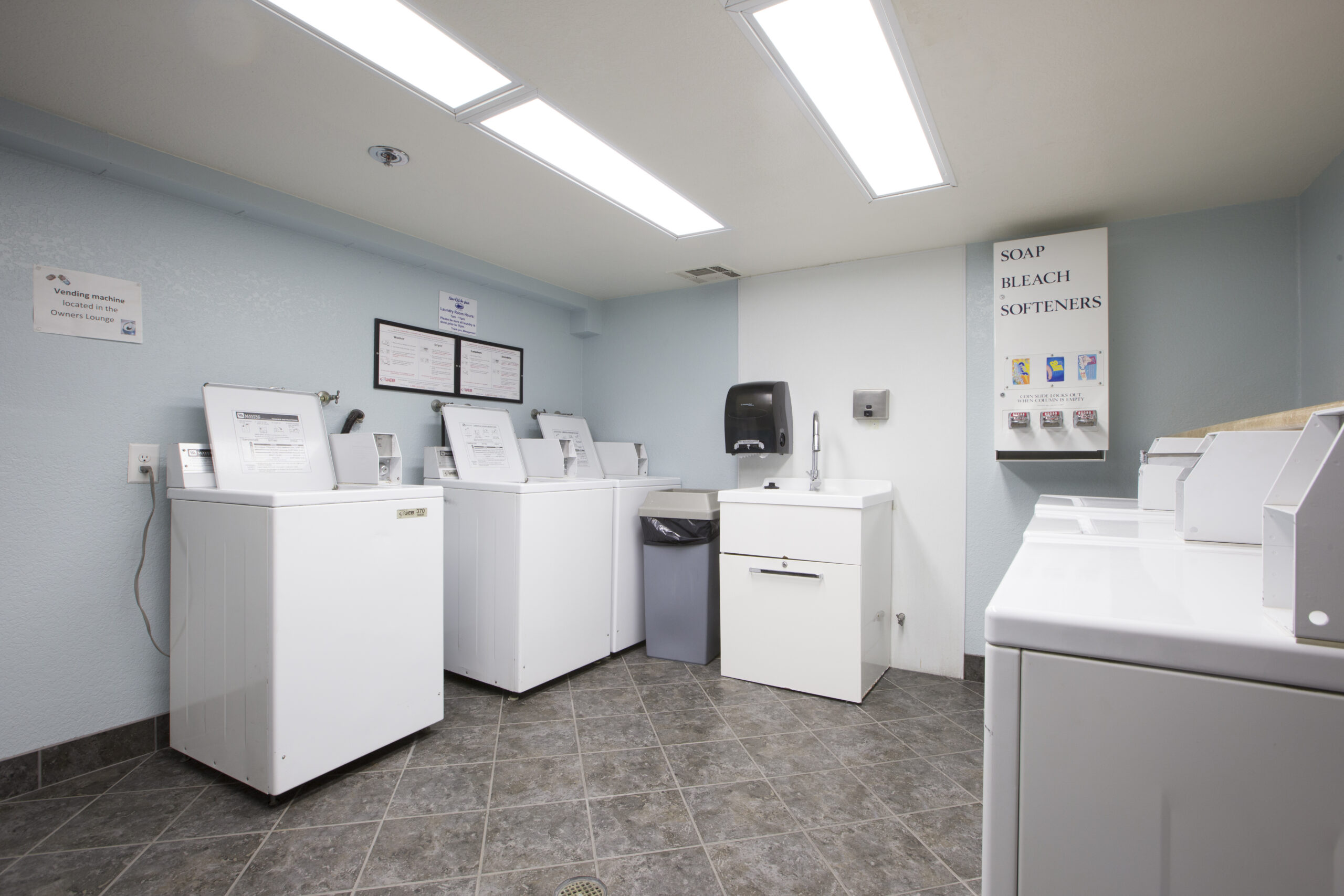 Capistrano Surfside inn property laundry